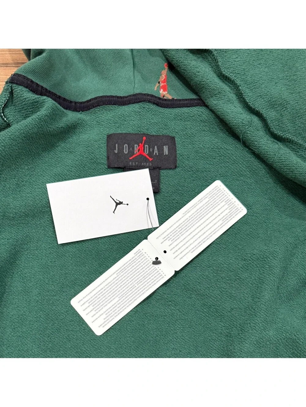 Jordan Essentials Statement Men's Allover Print Fleece Pullover Hoodie